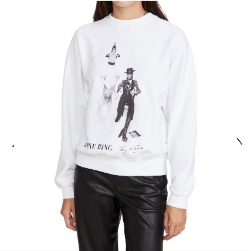 Anine Bing Terry Oneill X David Bowie Ramona Sweatshirt - size XS